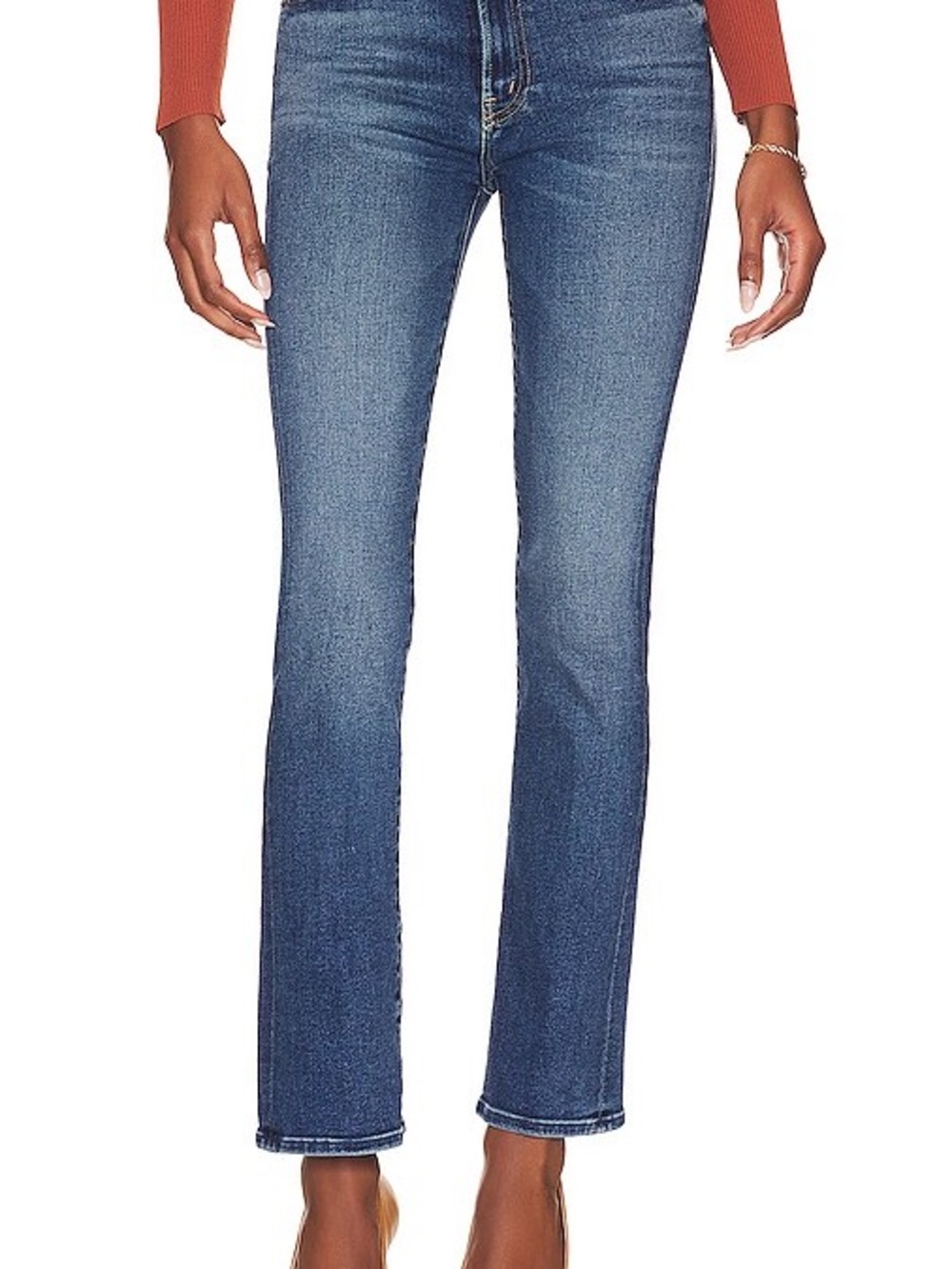 Mother the insider flood jeans sz 25 blue